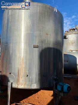 Tanque fervedor em inox Zegla 15.000 litros