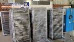 Forno rotativo em inox com carrinho duplo Supremax � g�s