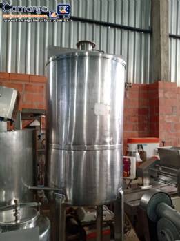 Tanque inox agitador cowles 600 L