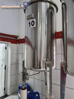 Tanque em a�o inox 500 litros Zegla