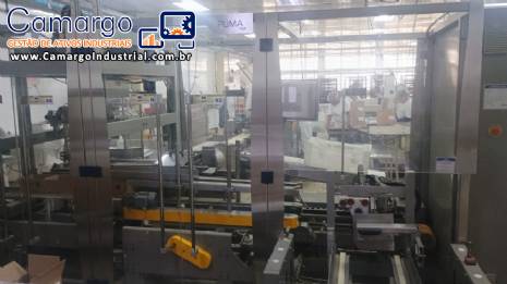 Encaixotadora automatica com alimenta��o pick and place embalagem flex�veis  Masipack
