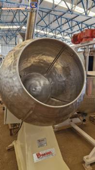 Drageadeira com talisca com bojo em a�o inox Biasinox 100 litros