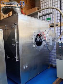 Revestidora hi coater drageadeira em inox 304 Lawes