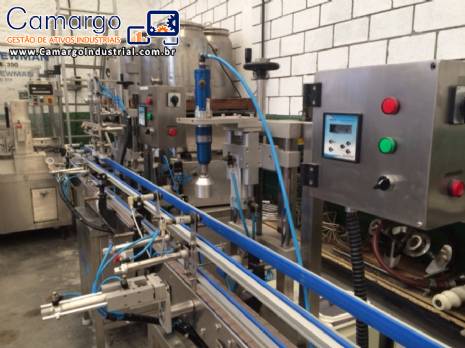 Linha de envase autom�tica