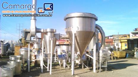 Secador Spray Dryer em a�o inox