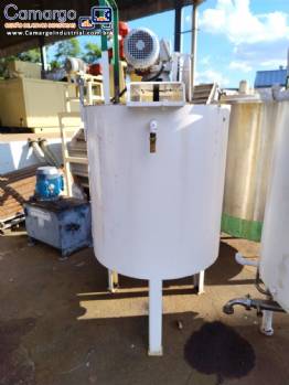 Tanque encamisado misturador em a�o carbono Sollich 650 litros
