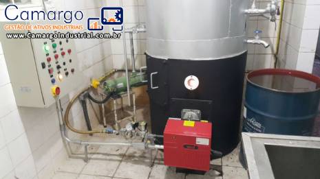 Caldeira a g�s para 250 kg hora