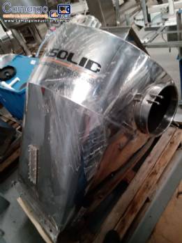 Silo vertical com rosca transportadora helicoidal em inox Consolid