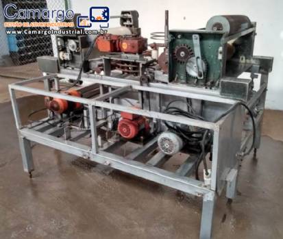 Cremeadeira recheadora formadora e prensa de placas de wafer