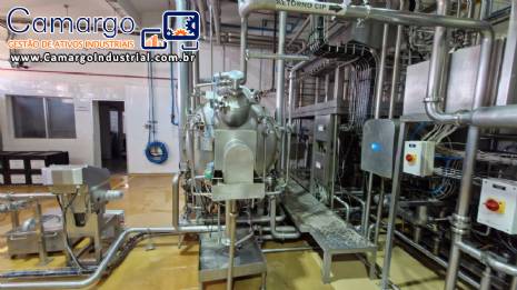 Linha para processamento geléias molhos coberturas caldas 450 toneladas Linha para processamento geléias molhos coberturas caldas 450 toneladas